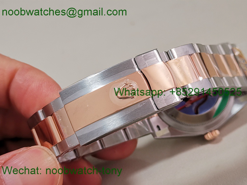 Replica Rolex DateJust 36mm SS Rose Gold 126231 ARF 1:1 Best SuperClone MOP Mother of Pearl Dial SH3235