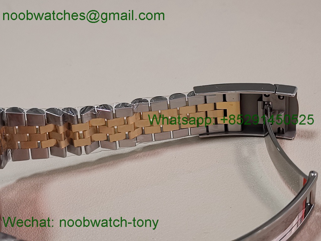 Replica Rolex DateJust 36mm SS Yellow Gold 126231 ARF 1:1 Best SuperClone Silver Dial SH3235