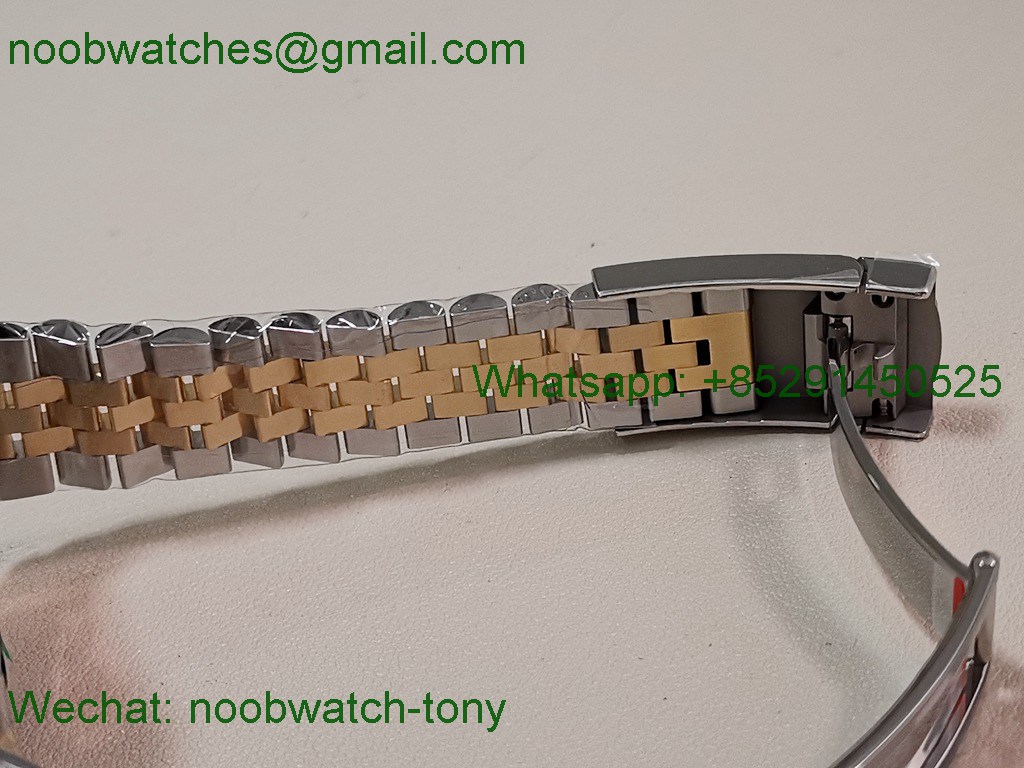Replica Rolex DateJust 36mm SS Yellow Gold 126231 ARF 1:1 Best SuperClone White Dial SH3235