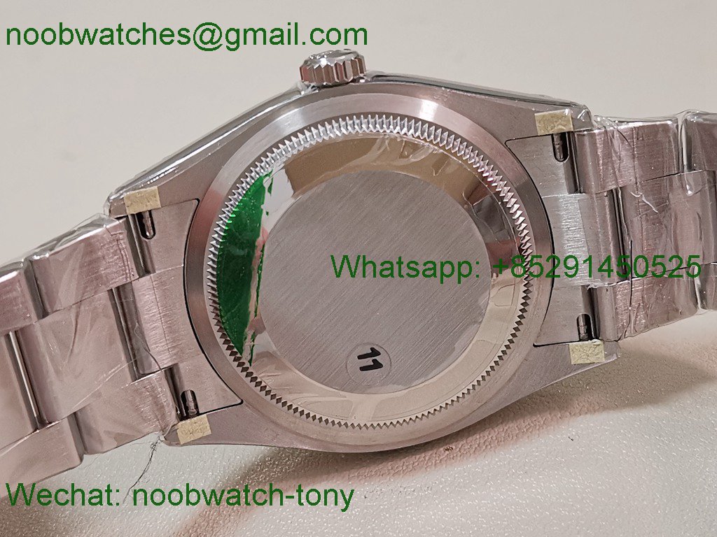 Replica ROLEX Datejust 126200 36mm Blue Dial Smooth Bezel VSF 1:1 Best SuperClone VS3235