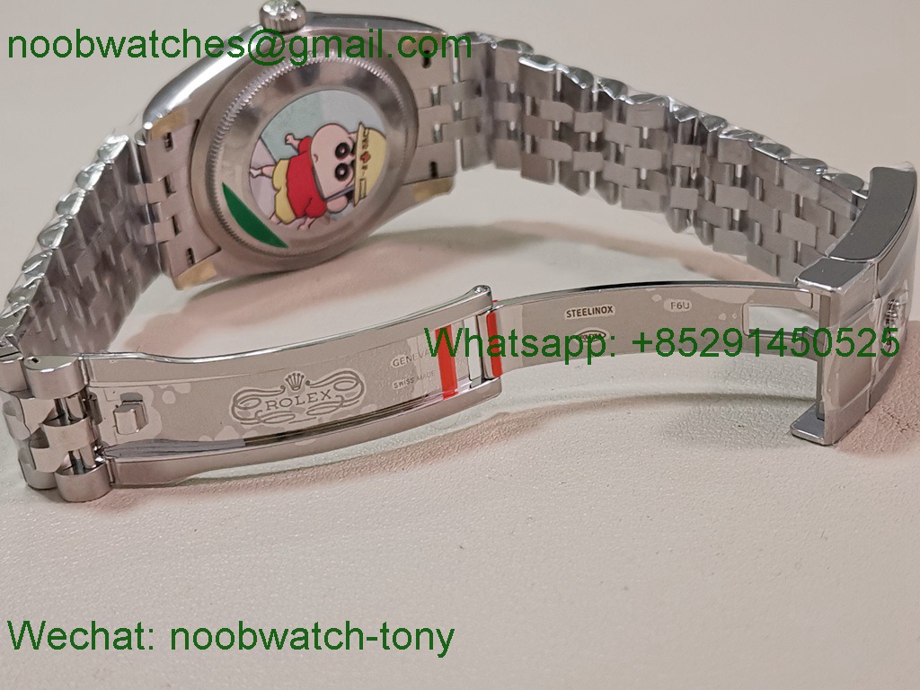 Replica Rolex DateJust 36mm 126234 ARF 1:1 Best SuperClone Mother of Pearl Dial Diamond Bezel SH3235