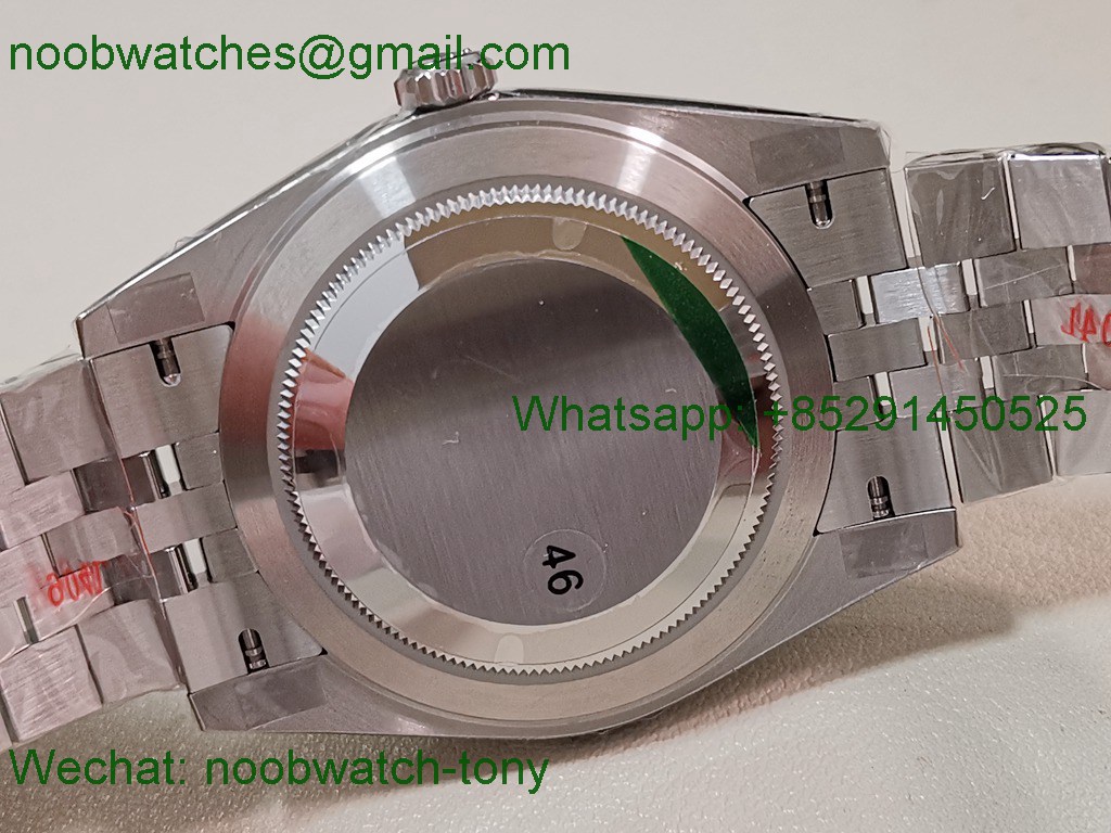 Replica Rolex DateJust 41mm 126334 V2 VSF 1:1 Best SuperClone Black Dial Jubilee DD3235