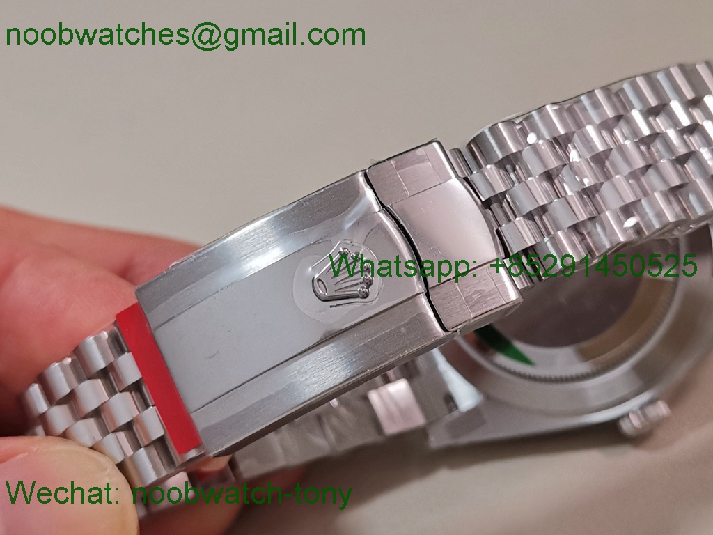 Replica Rolex DateJust 41mm 126334 V2 VSF 1:1 Best SuperClone Black Dial Jubilee DD3235