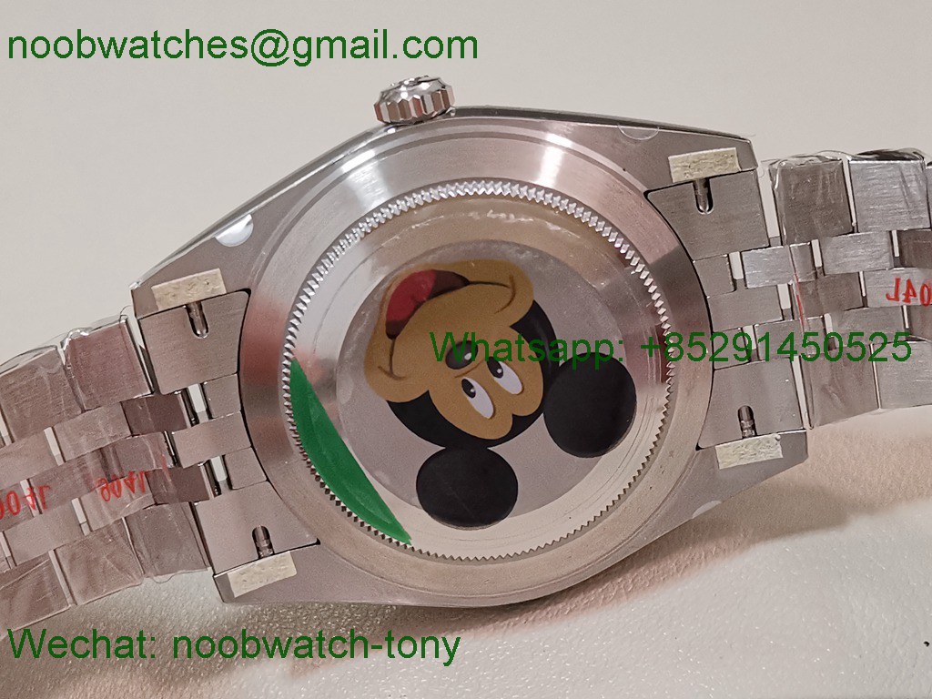 Replica Rolex DateJust 41mm 126334 V2 VSF 1:1 Best SuperClone Blue Diamond Dial Jubilee DD3235