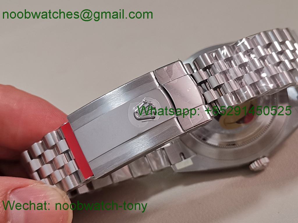 Replica Rolex DateJust 41mm 126334 V2 VSF 1:1 Best SuperClone Blue Diamond Dial Jubilee DD3235