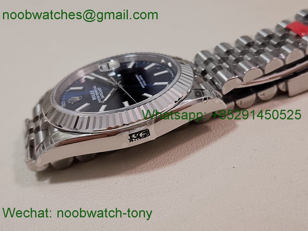 Replica Rolex DateJust 41mm 126334 V2 VSF 1:1 Best SuperClone Blue Dial Jubilee DD3235