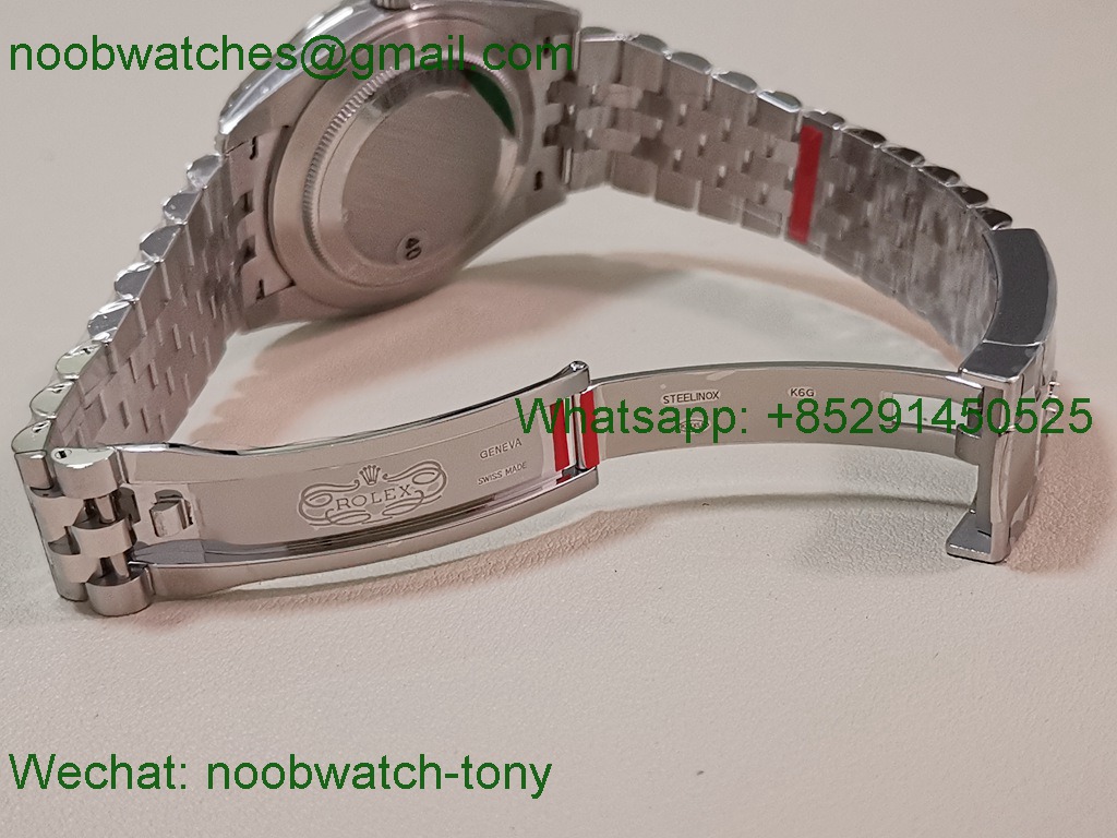 Replica Rolex DateJust 41mm 126334 V2 VSF 1:1 Best SuperClone Gray Dial Jubilee DD3235