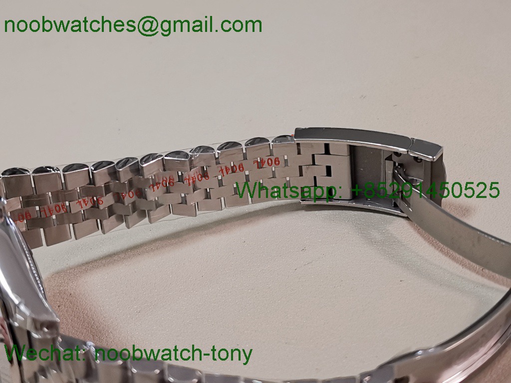 Replica Rolex DateJust 41mm 126334 V2 VSF 1:1 Best SuperClone Green Motif Dial Julibee DD3235