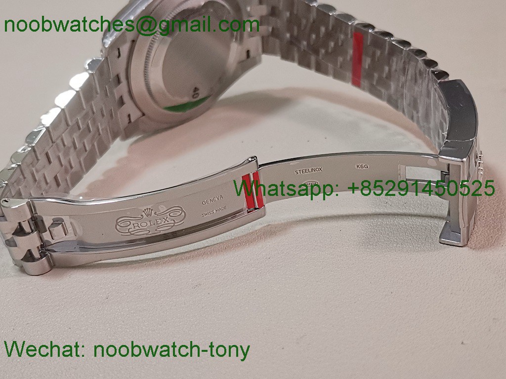 Replica Rolex DateJust 41mm 126334 V2 VSF 1:1 Best SuperClone Mint Green Dial Julibee DD3235