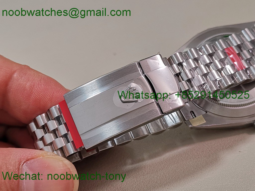 Replica Rolex DateJust 41mm 126334 V2 VSF 1:1 Best SuperClone Silver Dial Julibee DD3235
