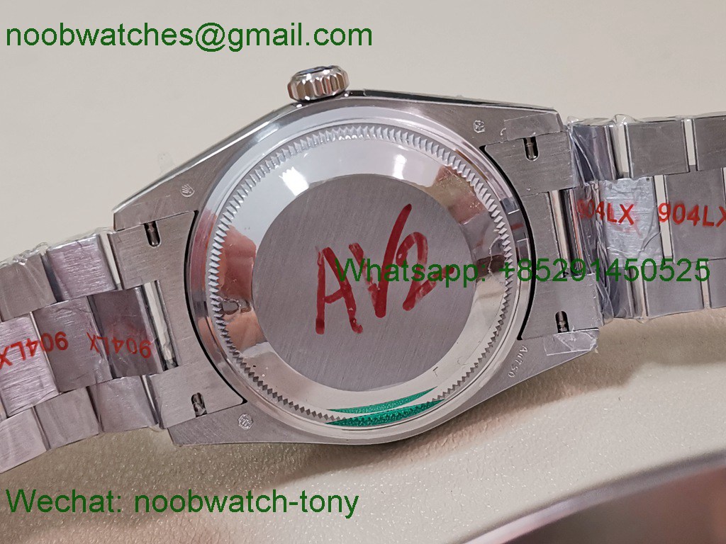 Replica Rolex Day Date 128239 Gain Weight Heavy QF 1:1 Best SuperClone MOP Dial President Bracelet