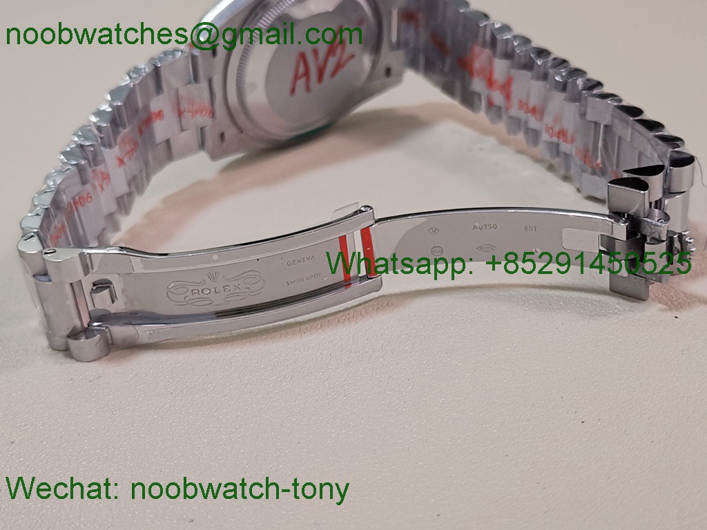 Replica Rolex Day Date 128239 Gain Weight Heavy QF 1:1 Best SuperClone MOP Dial President Bracelet