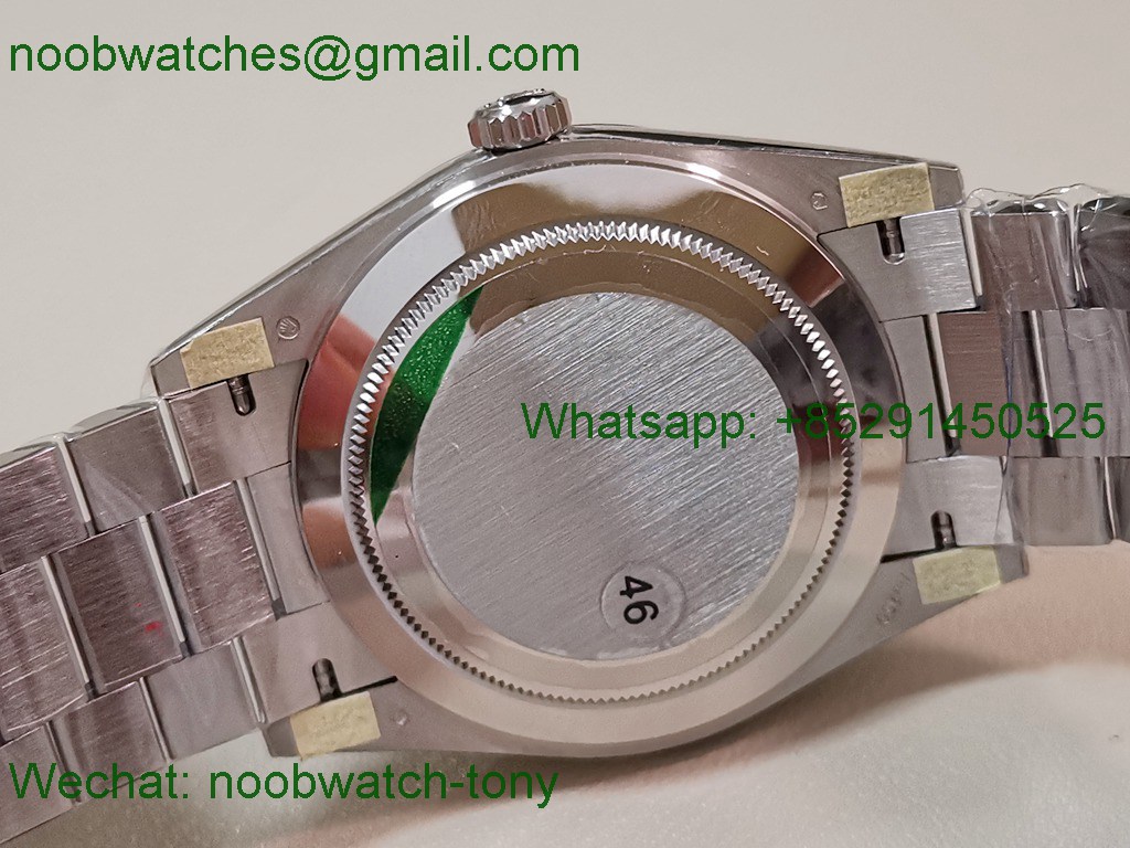 Replica Rolex DayDate 40mm 228239 VSF 1:1 Best SuperClone Green Roman Dial President Bracelet VS3255 V2