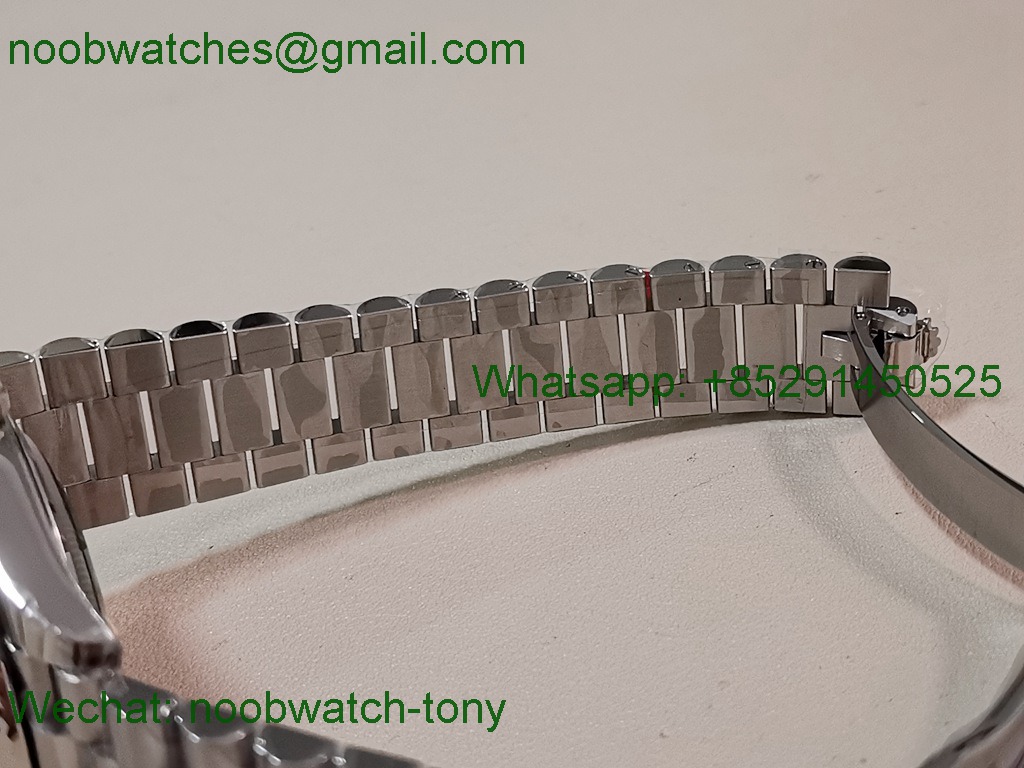 Replica Rolex DayDate 40mm 228239 VSF 1:1 Best SuperClone Blue Roman Dial President Bracelet VS3255 V2