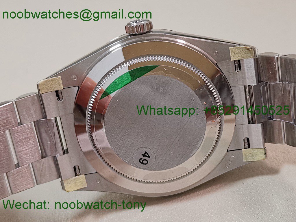 Replica Rolex DayDate 40mm 228239 VSF 1:1 Best SuperClone Blue Roman Dial President Bracelet VS3255 V2