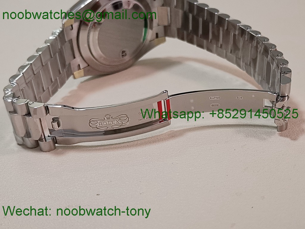 Replica Rolex DayDate 40mm 228239 VSF 1:1 Best SuperClone Black Dial President Bracelet VS3255 V2