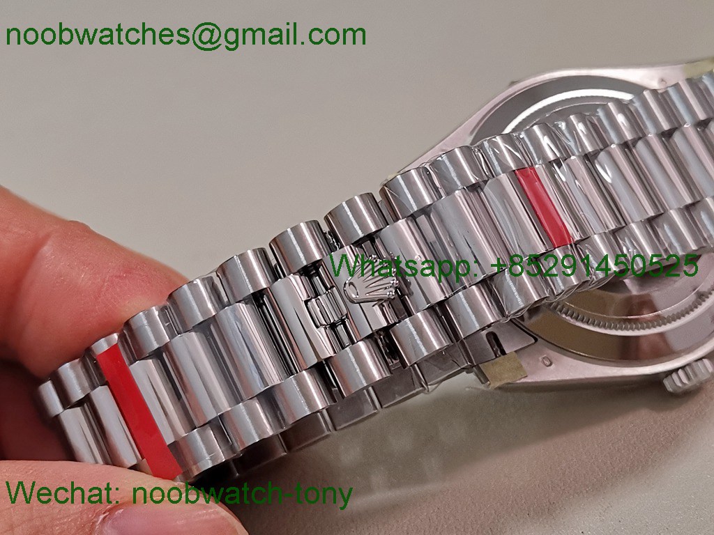 Replica Rolex DayDate 40mm 228239 VSF 1:1 Best SuperClone Black Dial President Bracelet VS3255 V2