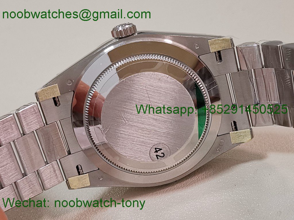 Replica Rolex DayDate 40mm 228239 VSF 1:1 Best SuperClone Black Dial President Bracelet VS3255 V2