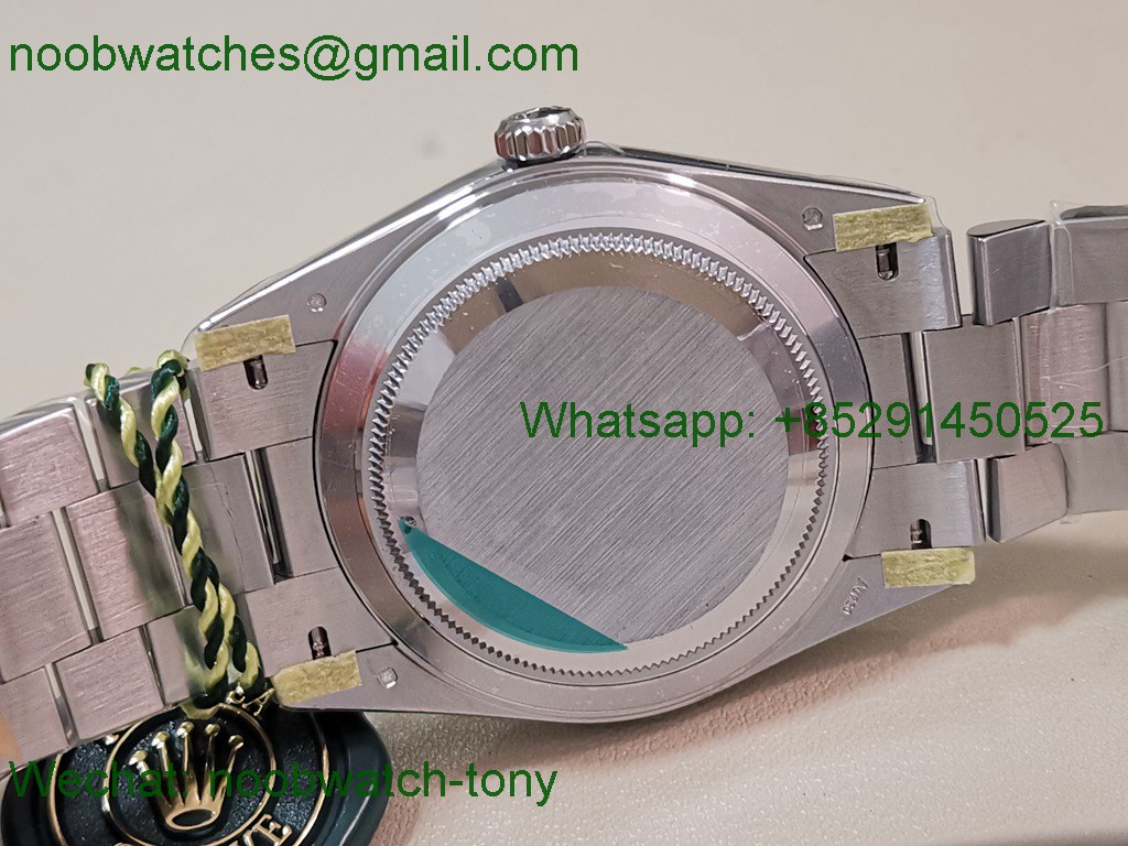 Replica Rolex DayDate 40mm CBDF 1:1 Best SuperClone Black Diamond Dial VR3255 Heavy Gain Weight 210g