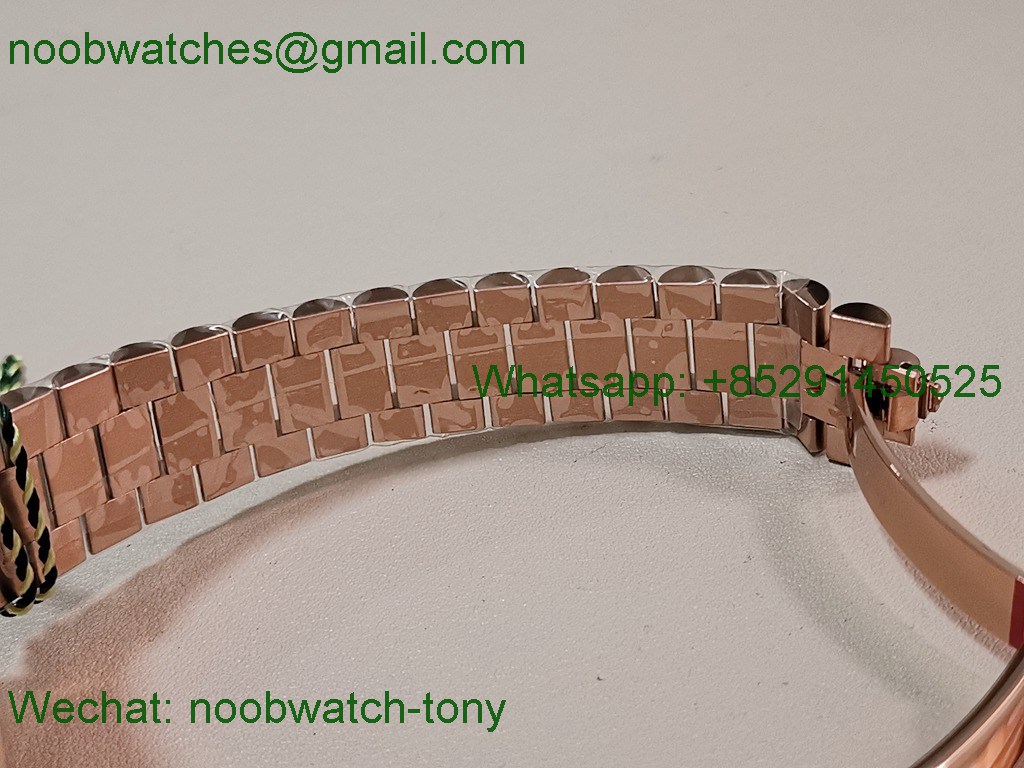 Replica Rolex DayDate 40mm Rose Gold CBDF 1:1 Best SuperClone Brown Dial VR3255 Heavy Gain Weight 210g
