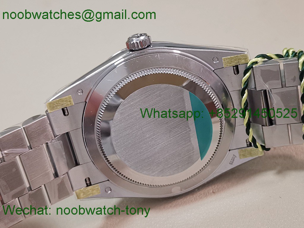 Replica Rolex DayDate 40mm CBDF 1:1 Best SuperClone Ice Blue Roma Dial Diamond Bezel VR3255 Heavy Gain Weight 210g 