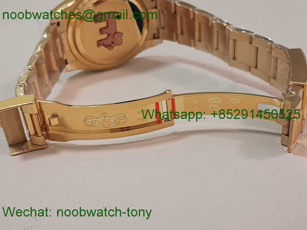 Replica Rolex Daytona 126598 Yellow Gold EWEF 1:1 Best Edition 904L Steel Diamond Bezel SH4131