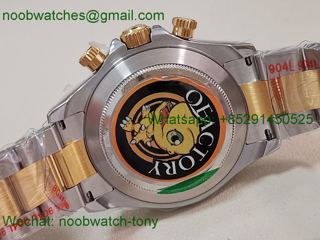 Replica Rolex Daytona 126503 SS Yellow Gold White Dial QF V5 SH4131 Best SuperClone