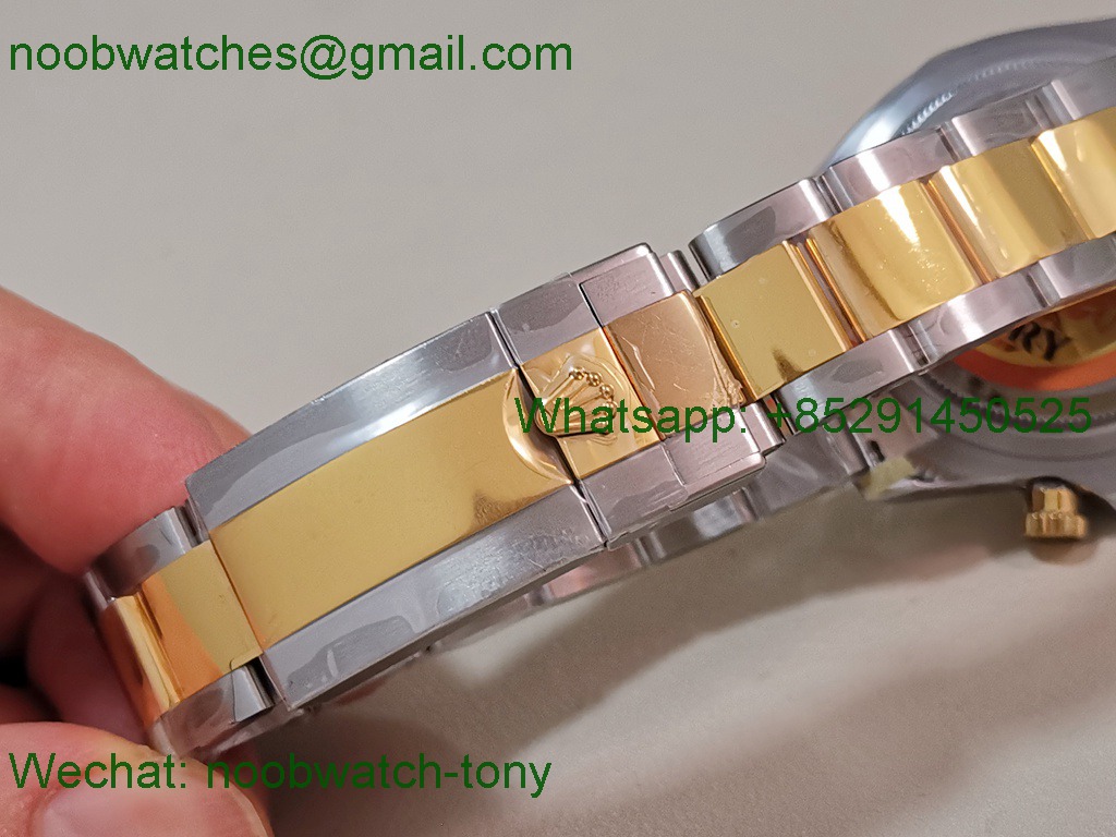 Replica Rolex Daytona 126503 SS Yellow Gold Black Dial Diamond QF V5 SH4131 Best SuperClone