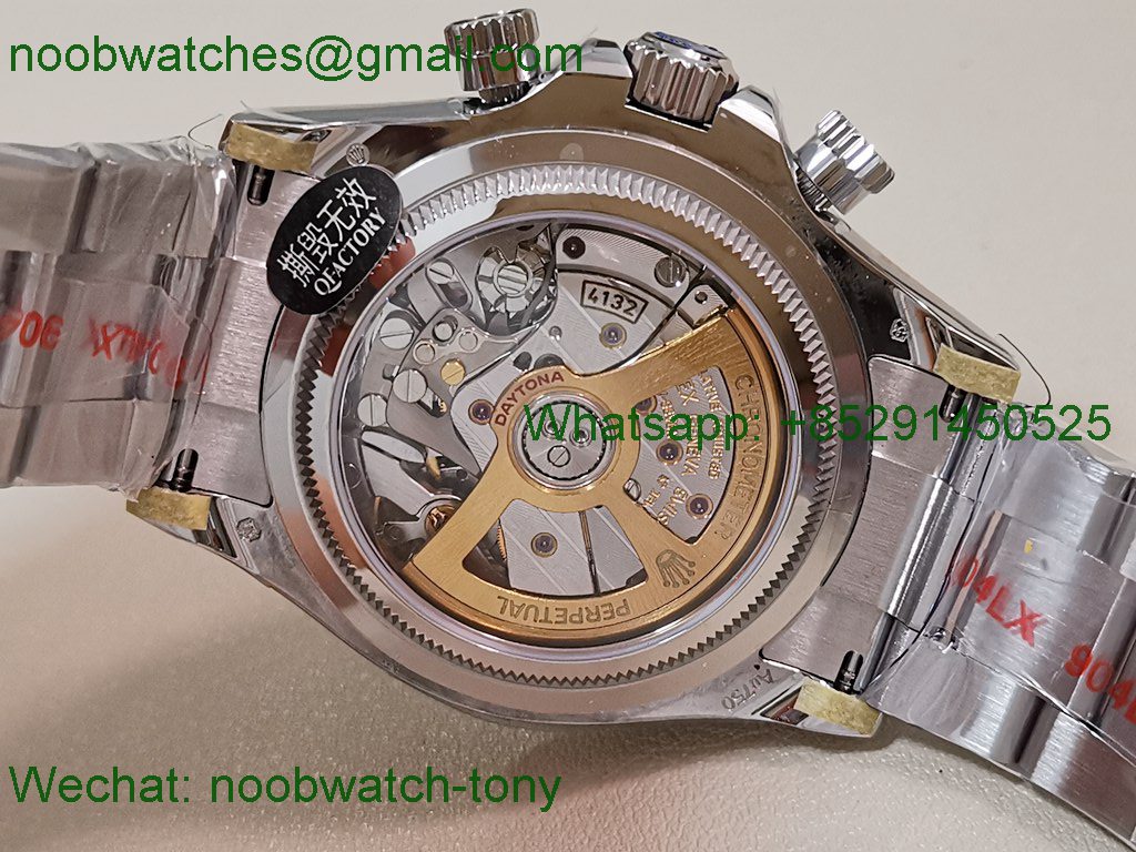 Replica Rolex Daytona 126529 Lemans Black White Dial 904L QF V5 SH4132 Best SuperCLone