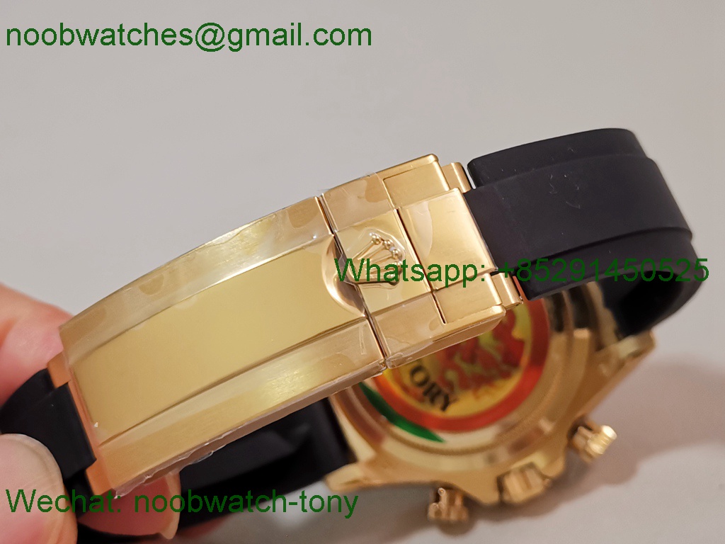 Replica Rolex Daytona 126518 Yellow Gold Tiffany Blue Dial V10 QF QF4131 Best SuperCLone Heavy Gain Weight