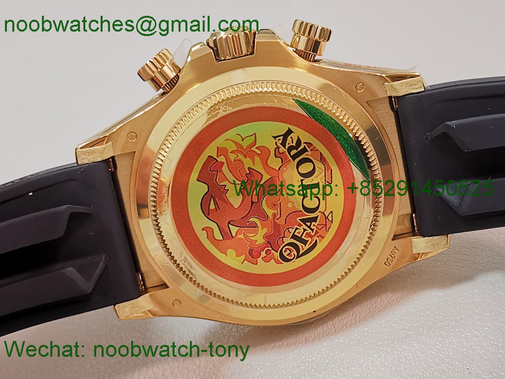 Replica Rolex Daytona 126518 Yellow Gold Tiffany Blue Dial V10 QF QF4131 Best SuperCLone Heavy Gain Weight