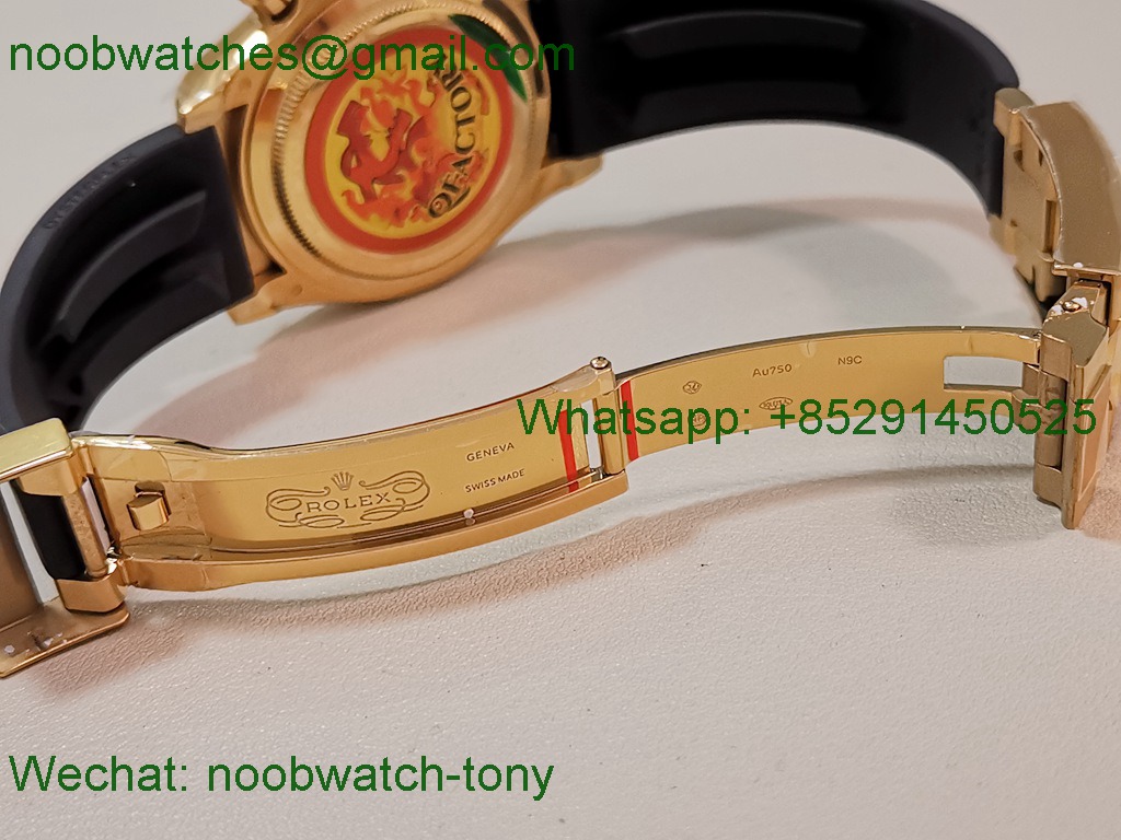 Replica Rolex Daytona 126518 Yellow Gold Tiffany Blue Dial V10 QF QF4131 Best SuperCLone Heavy Gain Weight