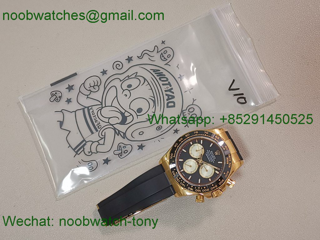 Replica Rolex Daytona 126518 Yellow Gold Paul Newman Dial V10 QF 4131 Best SuperCLone Heavy Gain Weight