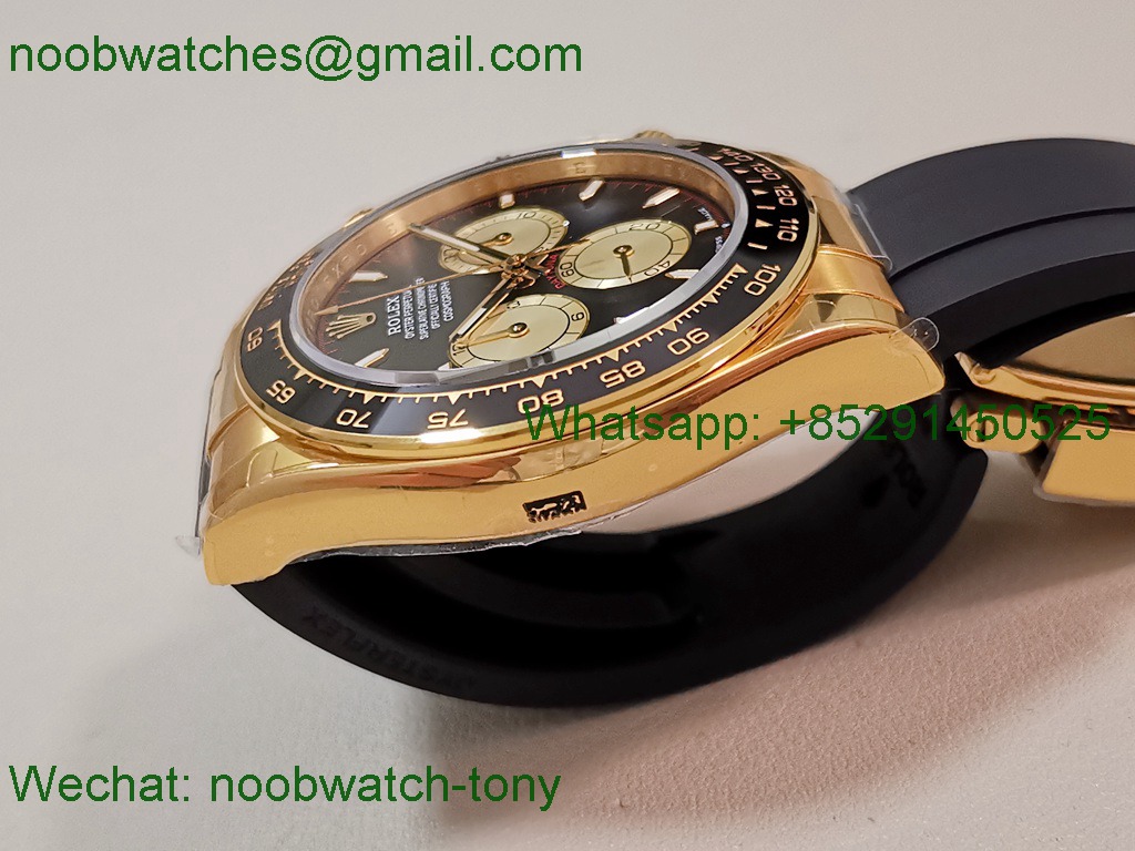 Replica Rolex Daytona 126518 Yellow Gold Paul Newman Dial V10 QF 4131 Best SuperCLone Heavy Gain Weight