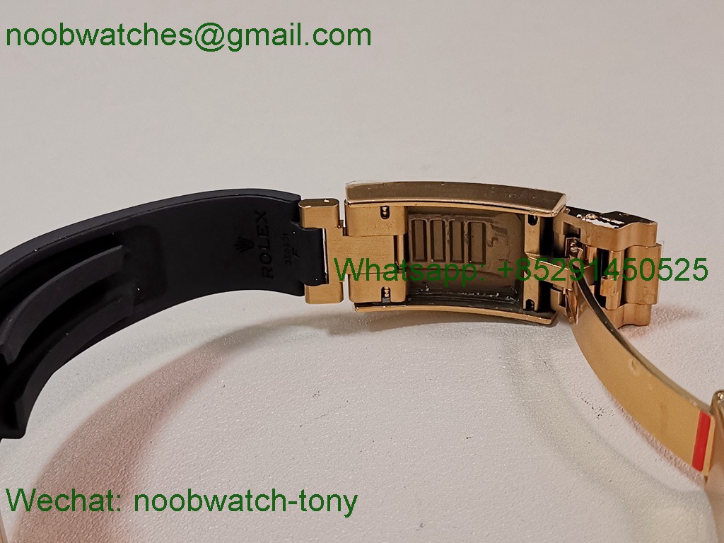 Replica Rolex Daytona 116518 Yellow Gold Paul Newman Black Dial QF V11 SH4130 Best SuperClone Heavy Gain Weight