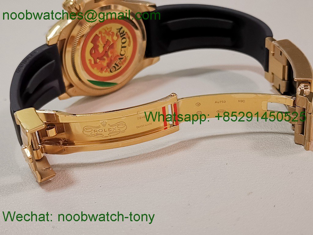 Replica Rolex Daytona 126518 Yellow Gold Gain Weight Heavy V11 QF 1:1 Best SuperClone Meteorite Dial SH4131