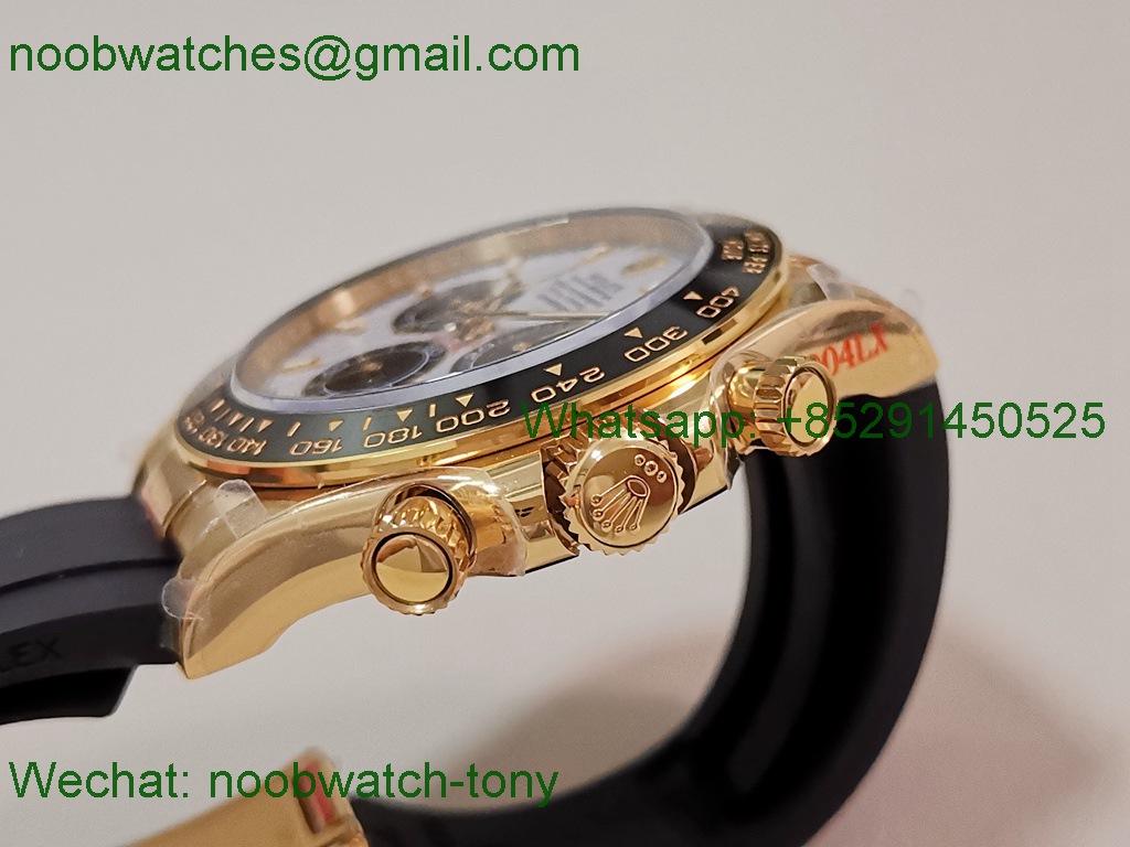Replica Rolex Daytona 126518 Yellow Gold Gain Weight Heavy V11 QF 1:1 Best SuperClone Meteorite Dial SH4131