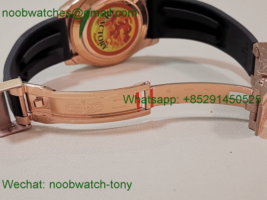 Replica Rolex Daytona 126518 Rose Gold Gain Weight Heavy V11 QF 1:1 Best SuperClone Meteorite Dial SH4131