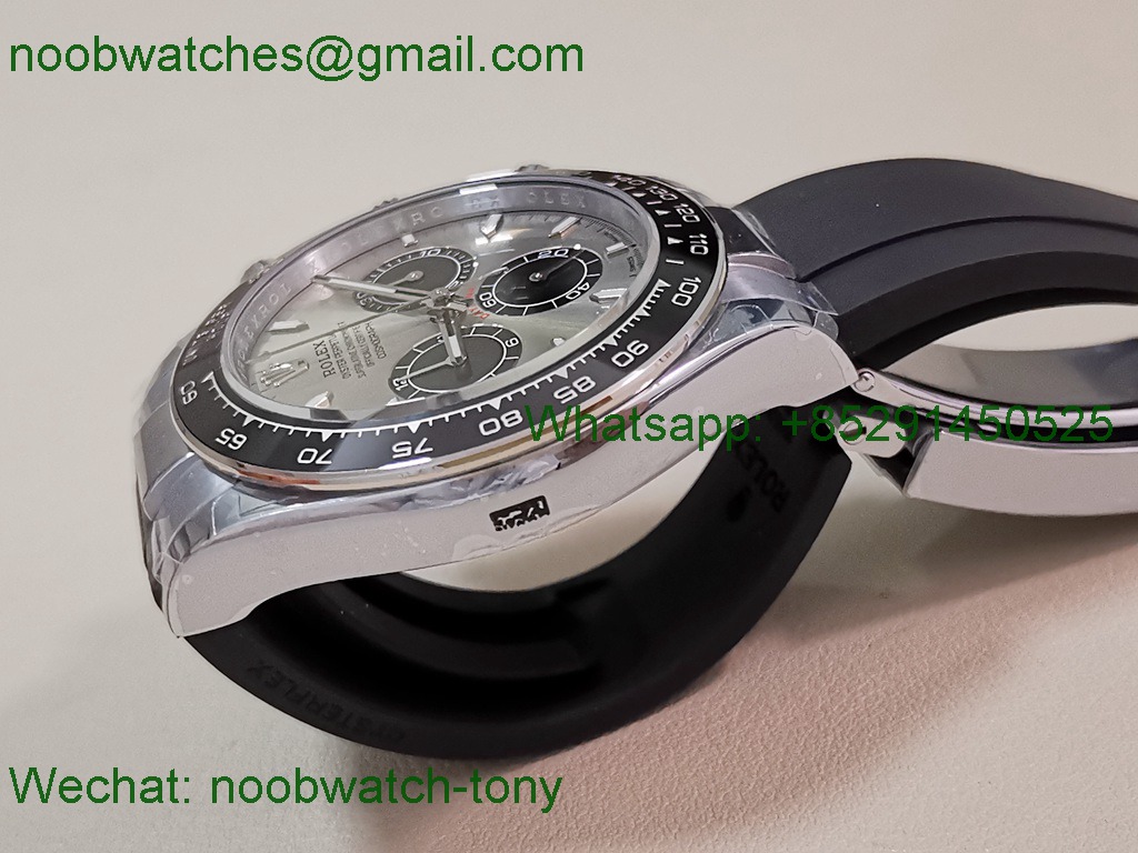 Replica Rolex Daytona 126519 V10 Gray Dial Heavy Gain Weight QF QF4131 SuperCLone Best OysterFlex