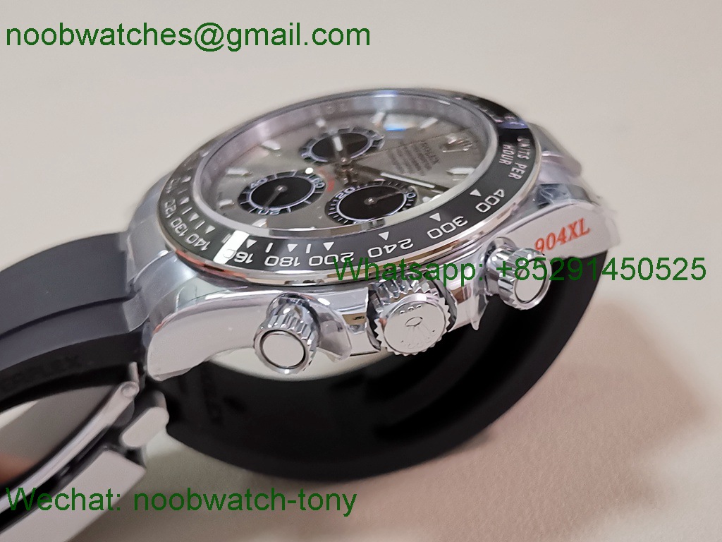 Replica Rolex Daytona 126519 V10 Gray Dial Heavy Gain Weight QF QF4131 SuperCLone Best OysterFlex