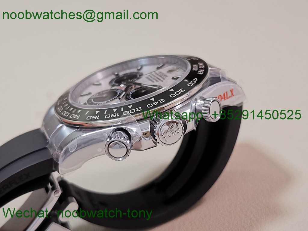 Replica Rolex Daytona 126518 White Gold Gain Weight Heavy V11 QF 1:1 Best SuperClone Meteorite Dial SH4131