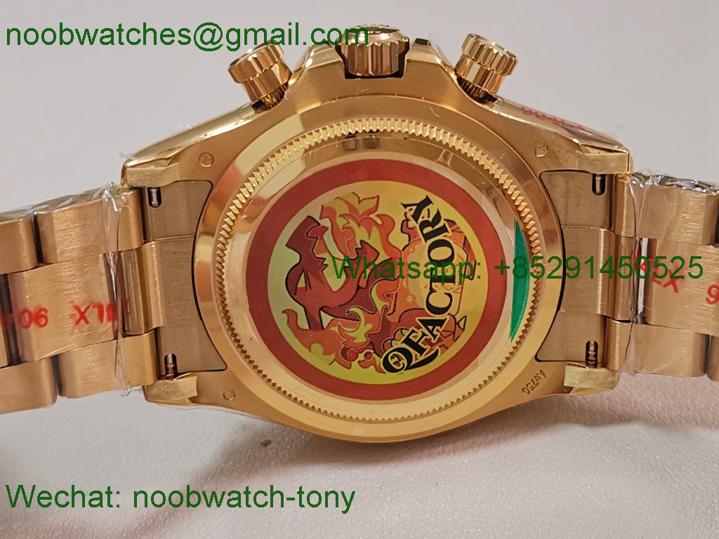 Replica Rolex Daytona 126508 Heavy Gain Weight V6 QF 1:1 Best SuperCLone Green Dial SH4131