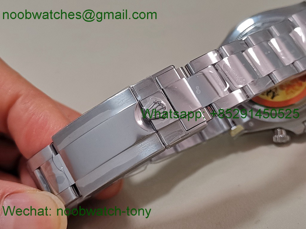 Replica Rolex Daytona 126509 904L White Gold Black Diamond Dial QF V5 SH4131 Best SuperClone