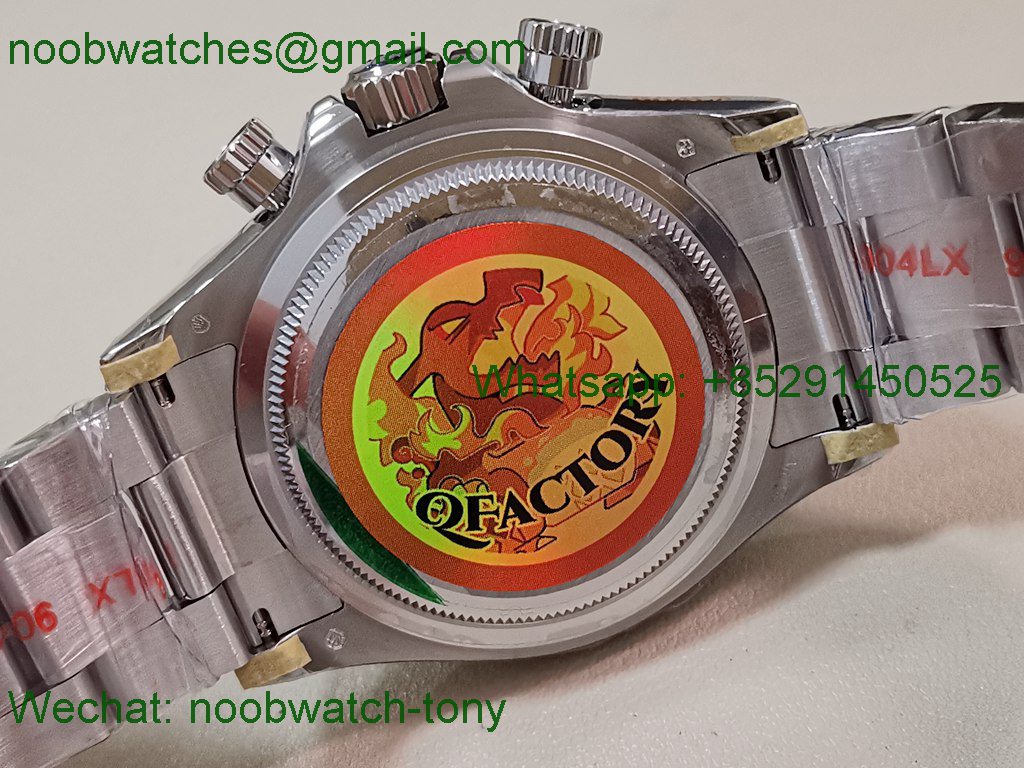 Replica Rolex Daytona 126509 904L White Gold Black Dial QF V6 SH4131 Heavy Gain Weight Best SuperCLone