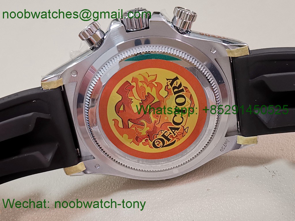 Replica Rolex Daytona 126519 V10 White Gold Black Dial QF QF4131 Heavy Gain Weight Best SuperClone OysterFlex