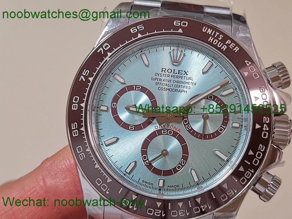 Replica Rolex Daytona 126506 Ice Blue V6 Heavy Gain Weight QF SH4131 Best SuperClone