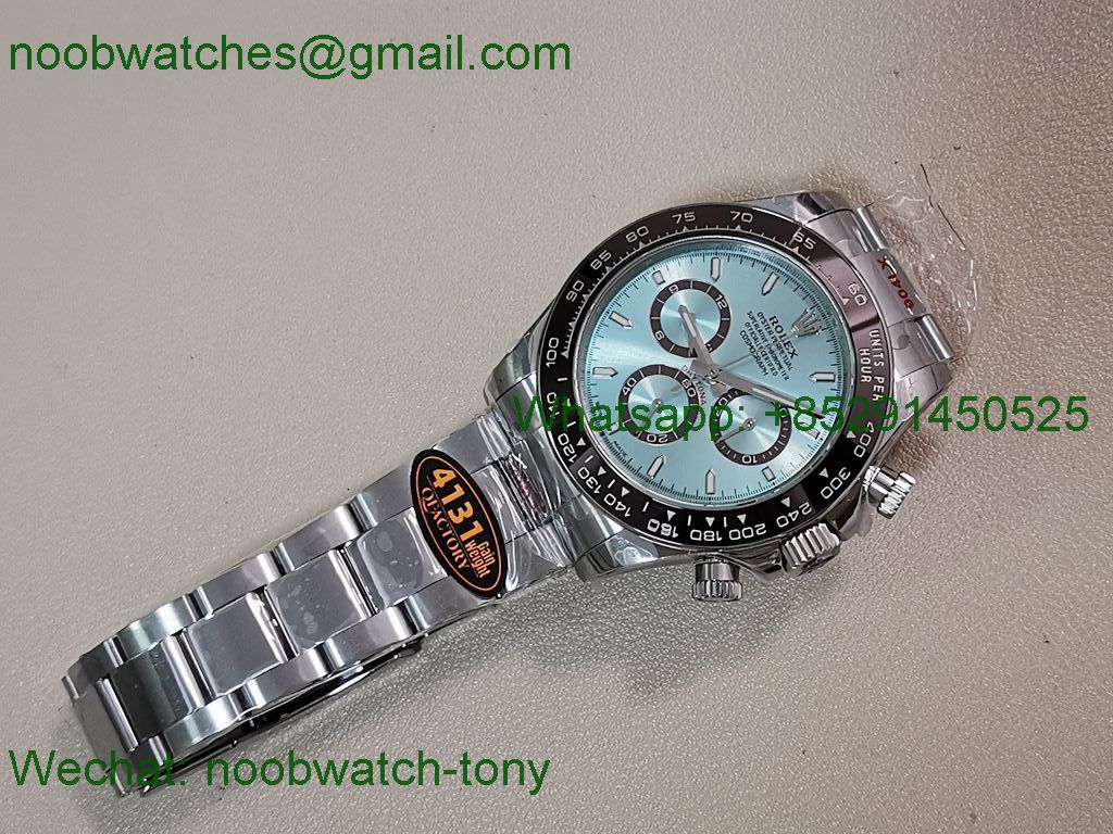 Replica Rolex Daytona 126506 Ice Blue V6 Heavy Gain Weight QF SH4131 Best SuperClone