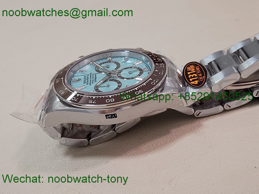 Replica Rolex Daytona 126506 Ice Blue Diamond Dial QF V5 SH4131 Best SuperClone