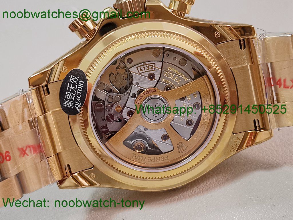 Replica Rolex Daytona 126528LN LeMans Yellow Gold QF 1:1 Best SuperClone SH4132 V5