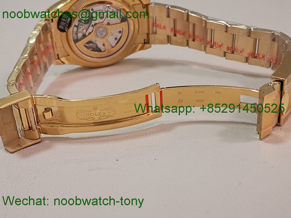 Replica Rolex Daytona 126528LN LeMans Yellow Gold QF 1:1 Best SuperClone QF4132 V9 Heavy Gain Weight 